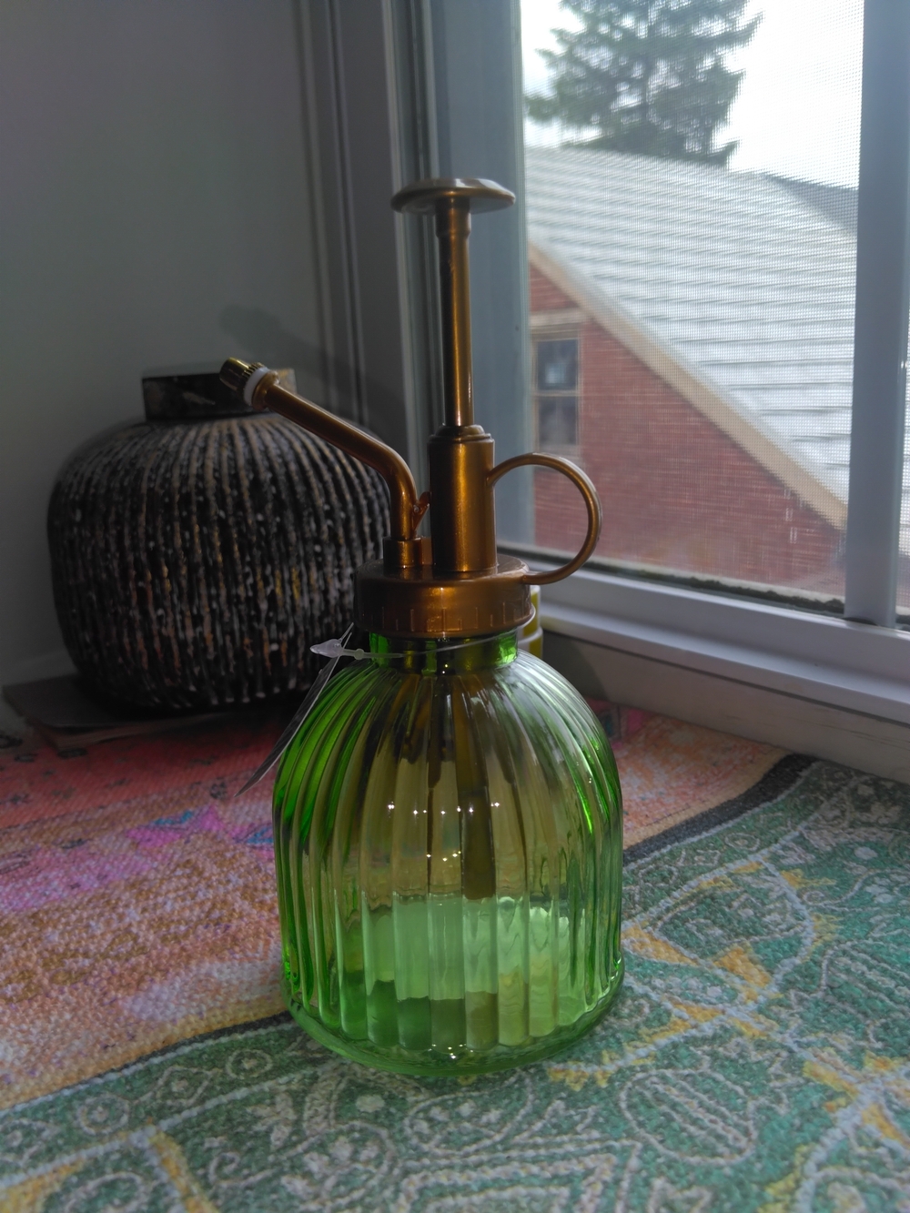 GREEN GLASS PLANT MISTER
